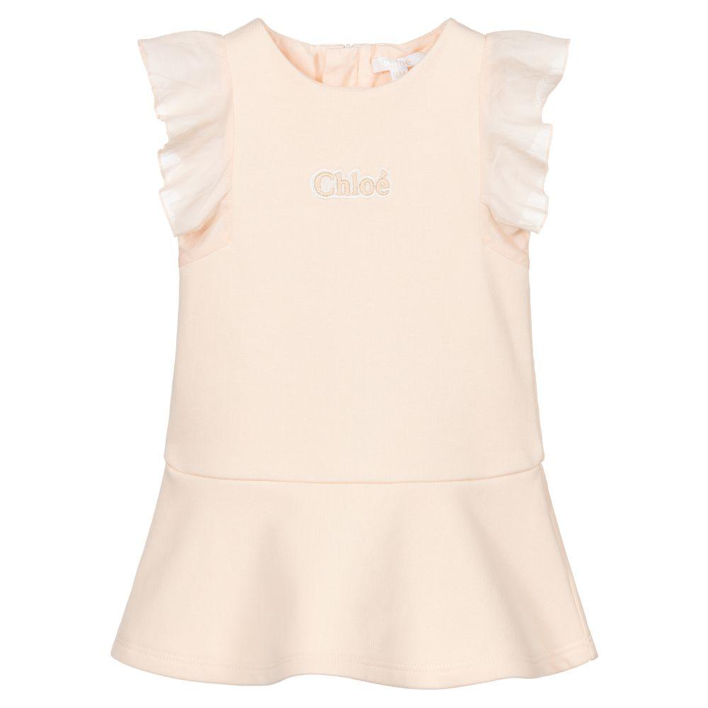 Baby Girls Pink Cotton Dress