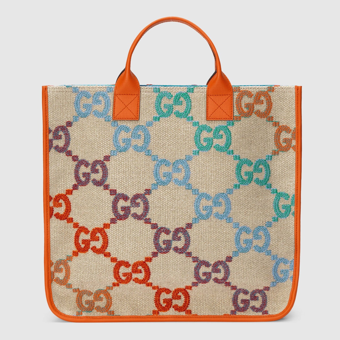 Girls Orange GG Logo Handbag