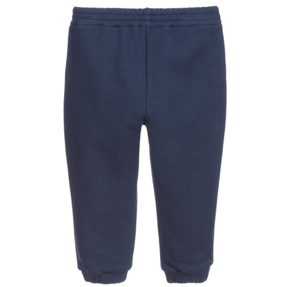 Baby Boys Navy Cotton Trousers
