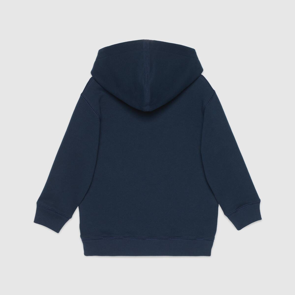 男童&女童蓝色Logo棉卫衣
