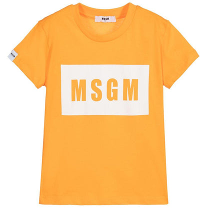 Boys & Girls Melon Logo Cotton T-Shirt