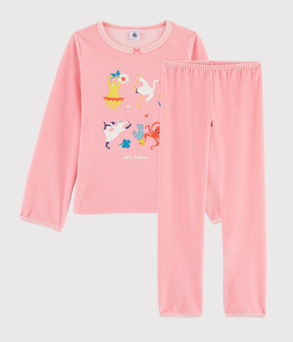Girls Pink Nightwear Set