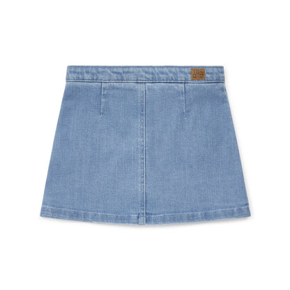 Girls Blue Denim Skirt