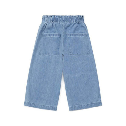 Girls Blue Denim Trousers