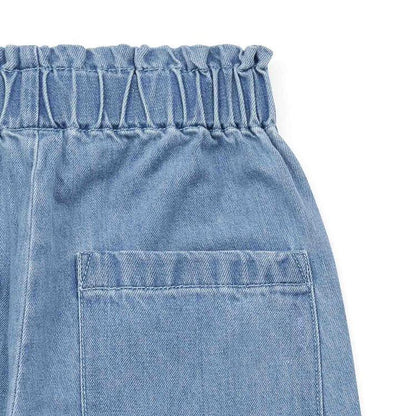 Girls Blue Denim Trousers