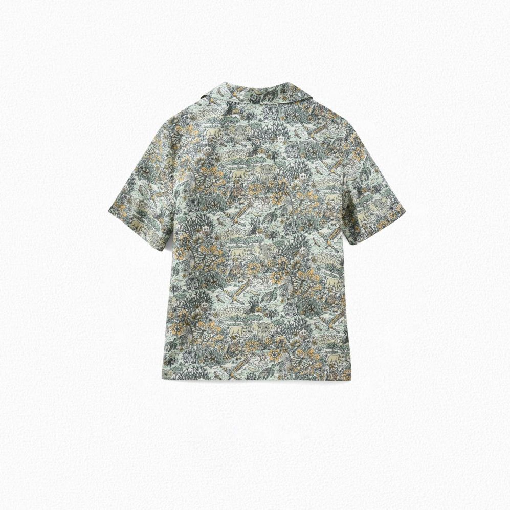 Boys Multicolor Print Shirt