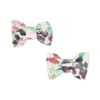 Girls Red Floral Hair Slide