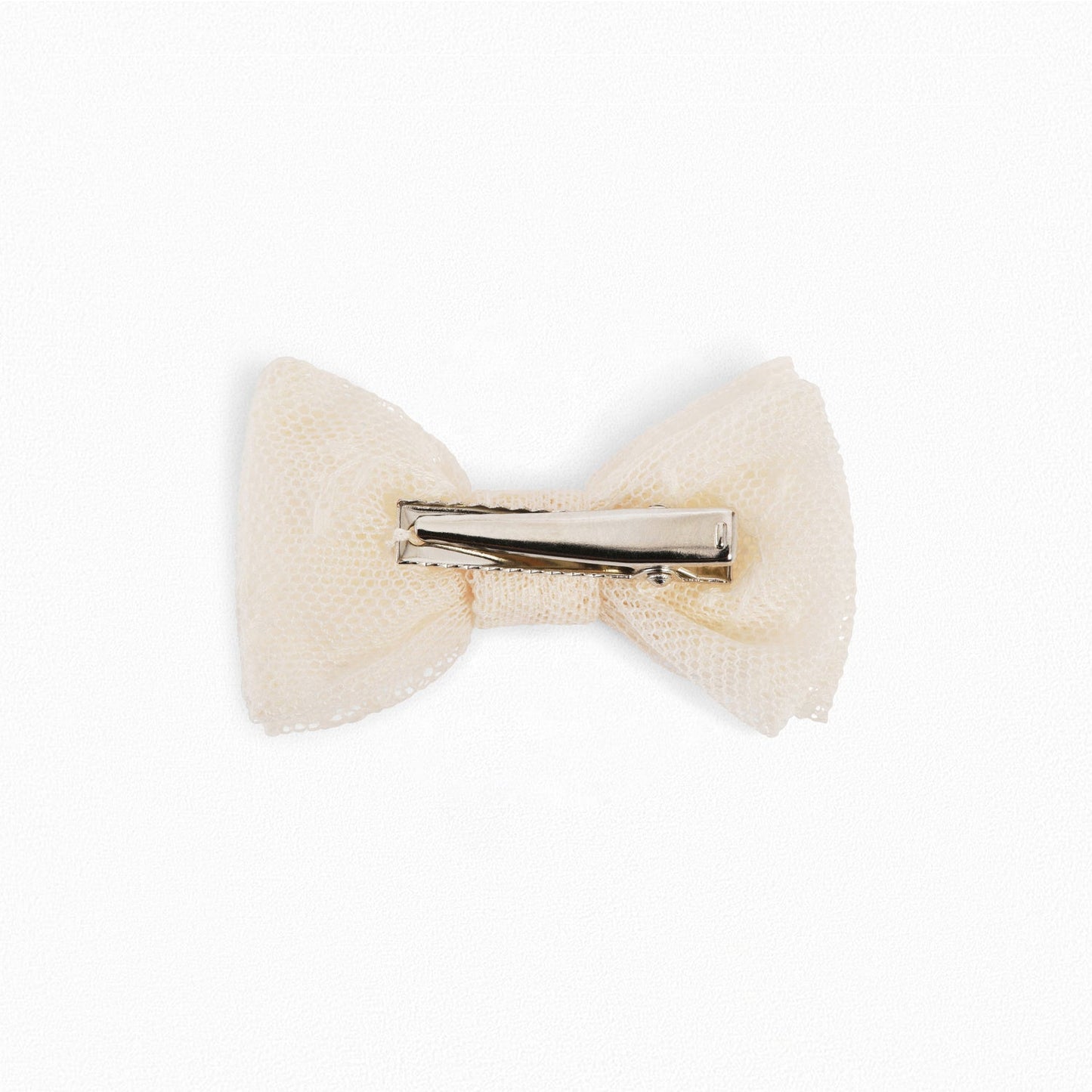 Girls Beige Bow Knot Hair Slide