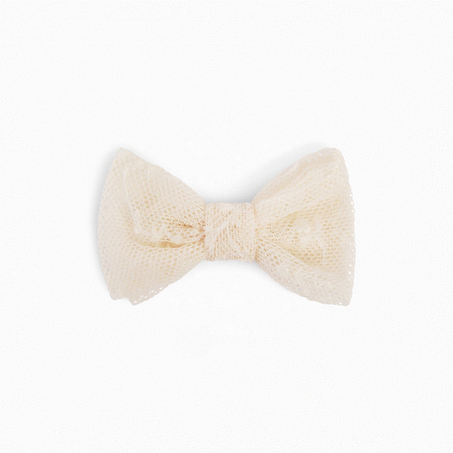 Girls Beige Bow Knot Hair Slide
