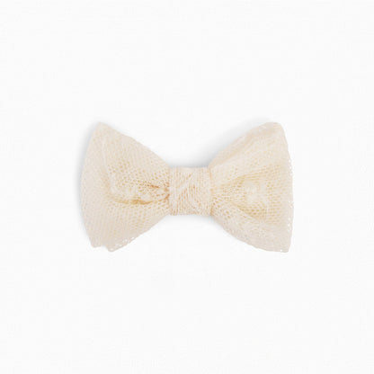 Girls Beige Bow Knot Hair Slide