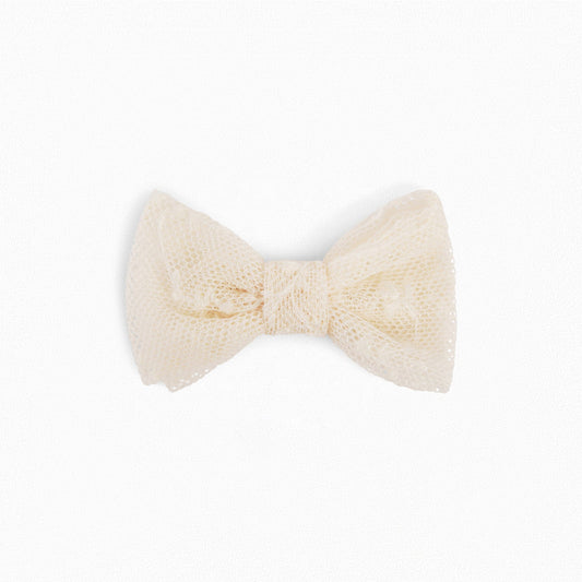 Girls Beige Bow Knot Hair Slide