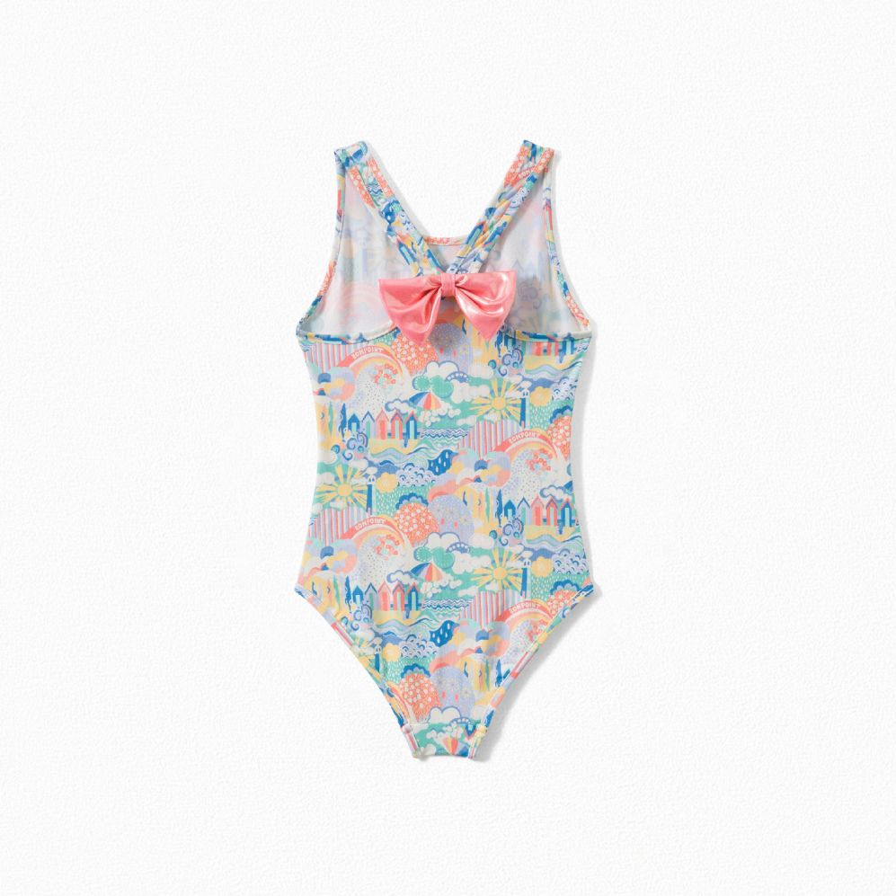 Girls Multicolor Swimsuit