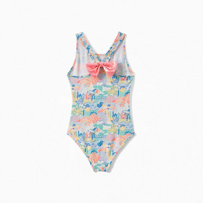 Girls Multicolor Swimsuit