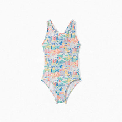 Girls Multicolor Swimsuit