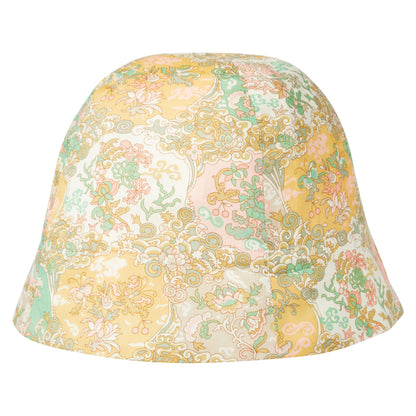 Baby Girls Yellow Floral Cotton Hat