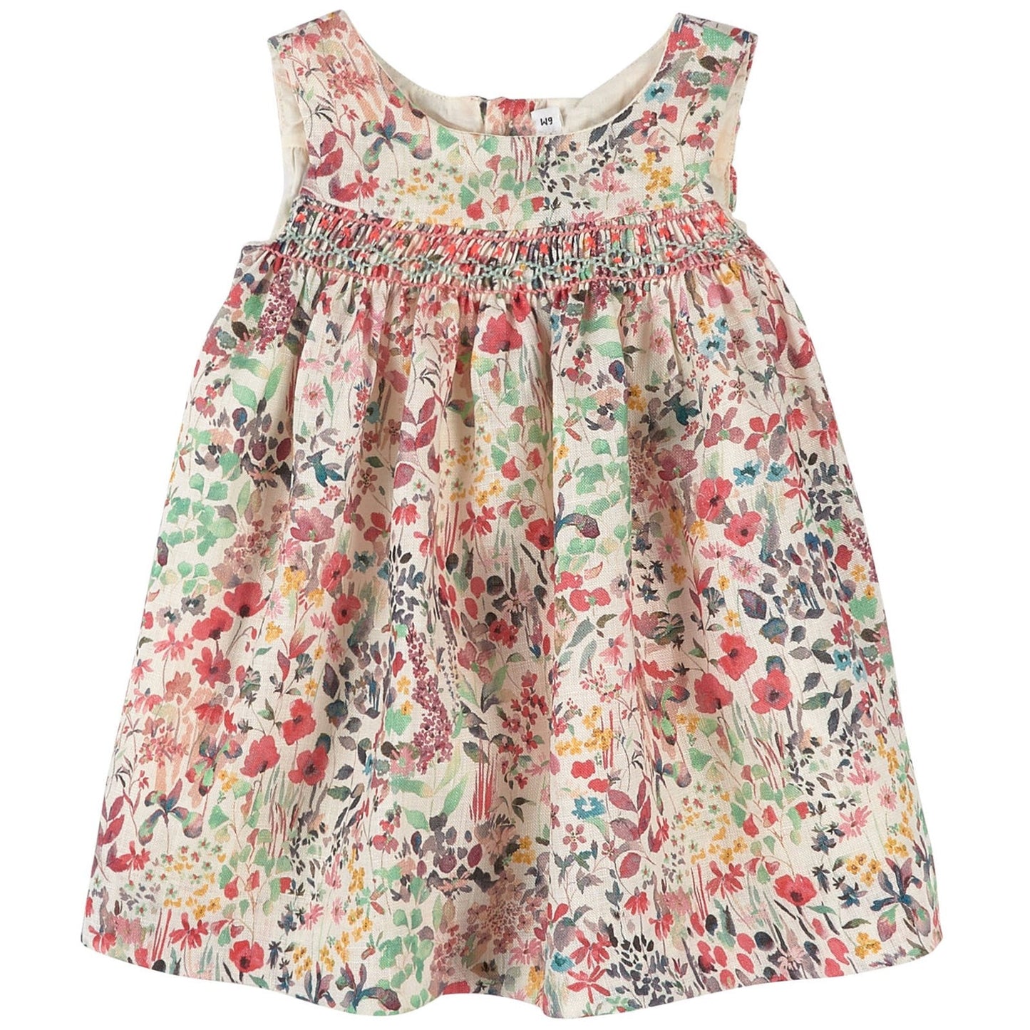 Baby Girls Red Floral Dress