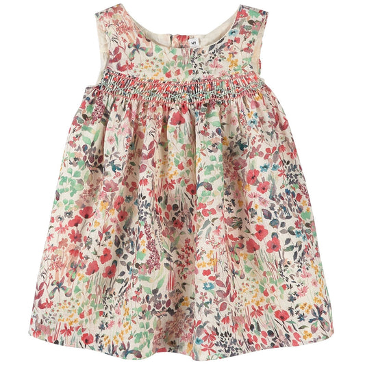 Baby Girls Red Floral Dress