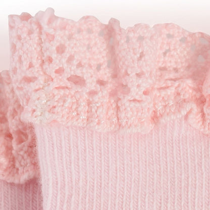Baby Girls Pink Cotton Socks