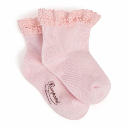 Baby Girls Pink Cotton Socks