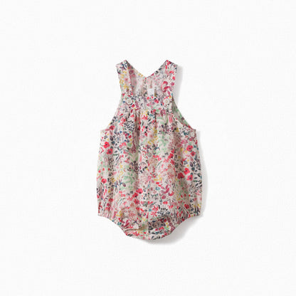 Baby Girls Multicolor Cotton Babysuit