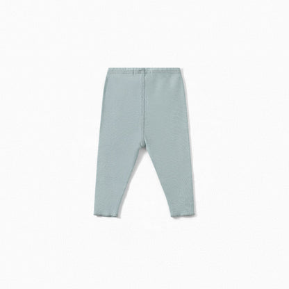 Baby Boys & Girls Faded Green Legginngs