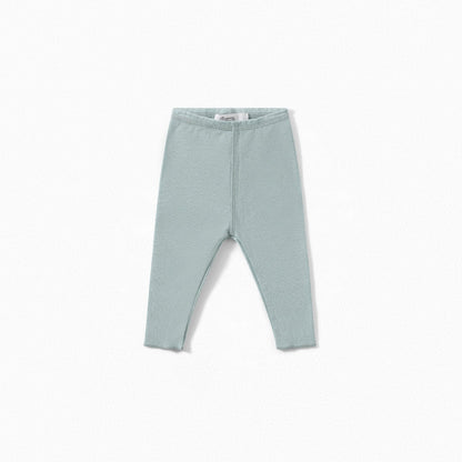 Baby Boys & Girls Faded Green Legginngs