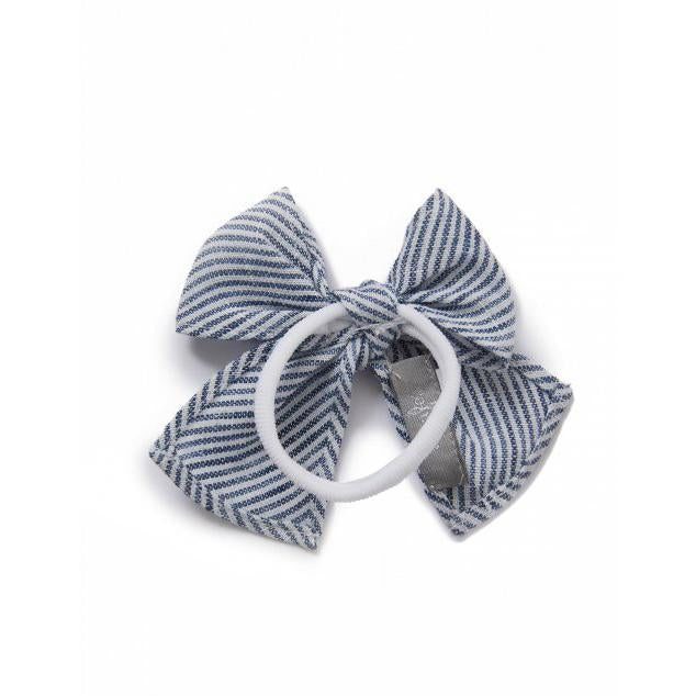 Girls White Stripe Headband