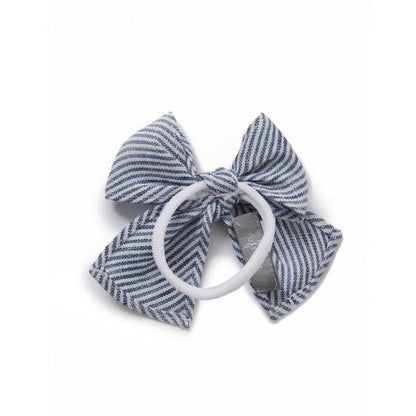 Girls White Stripe Headband