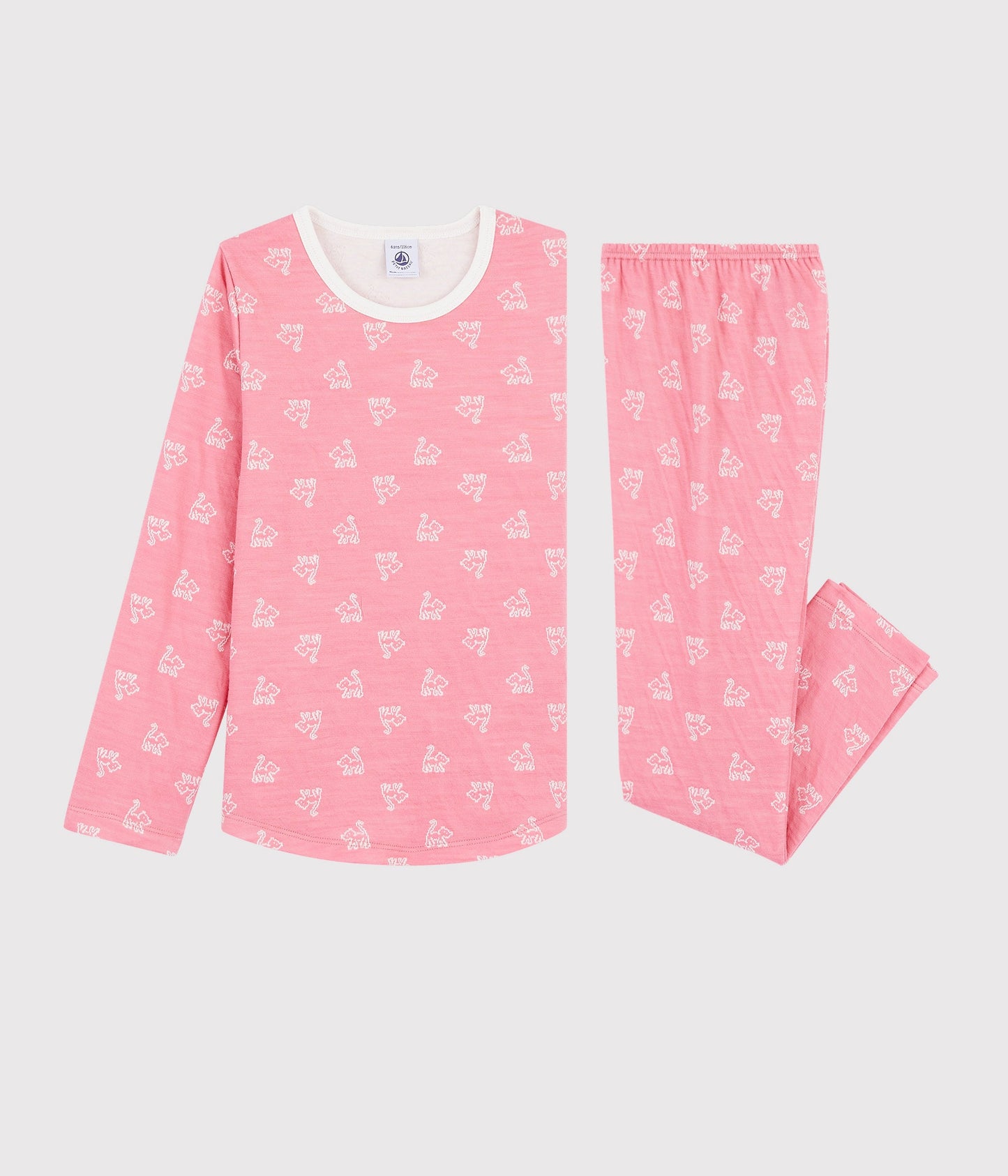 Girls Pink Cotton Nightwear Sets