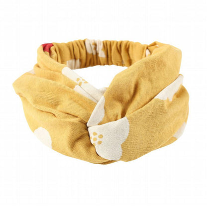 Girls Yellow Flower Headband