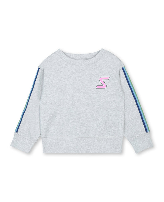 Girls Grey Cotton Top