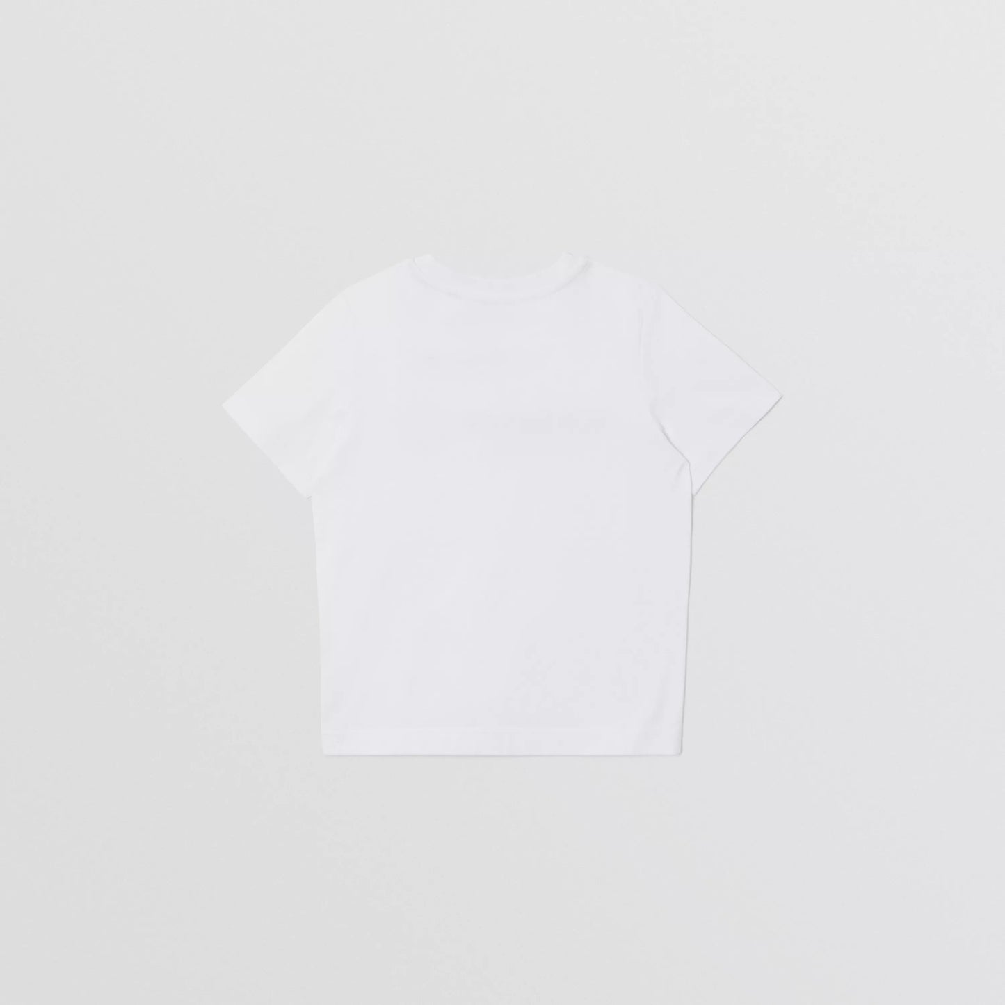 男童白色Logo棉T恤