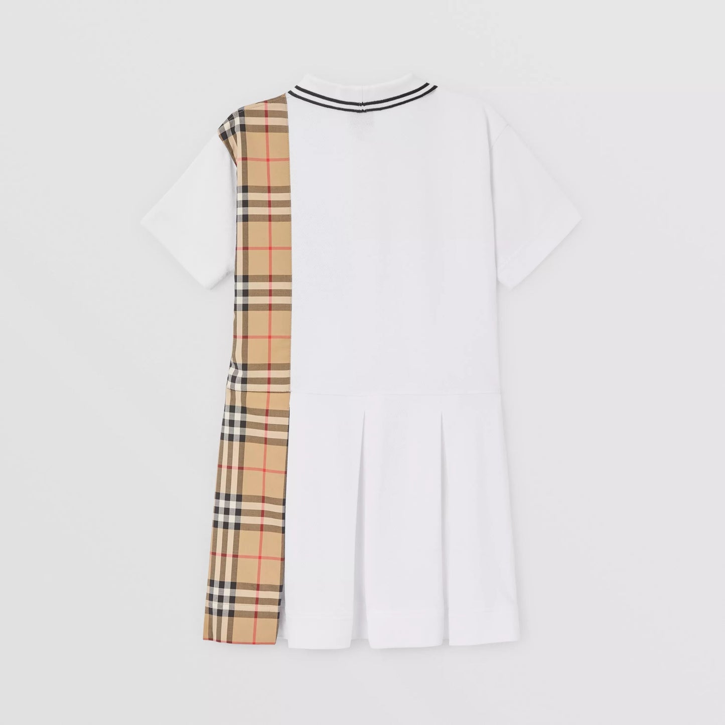 Girls White Cotton Dress
