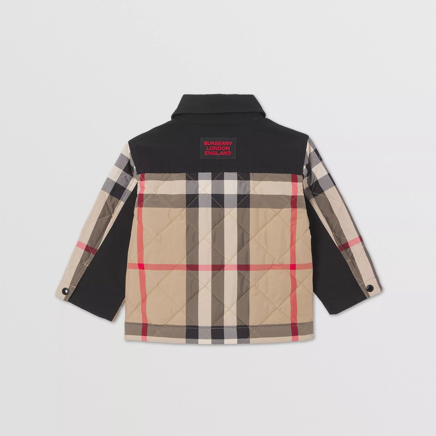 男婴米色条纹外套