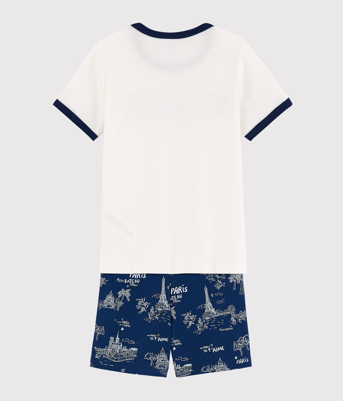 Boys Blue Printing Cotton Set