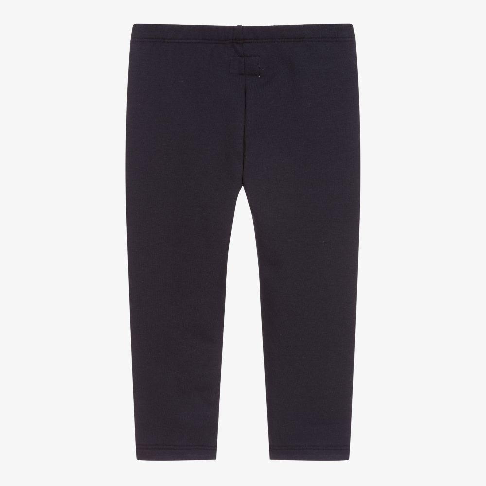 女童蓝色棉打底裤