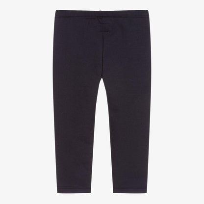 女童蓝色棉打底裤