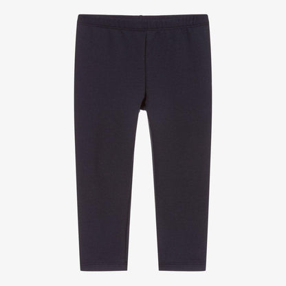 女童蓝色棉打底裤