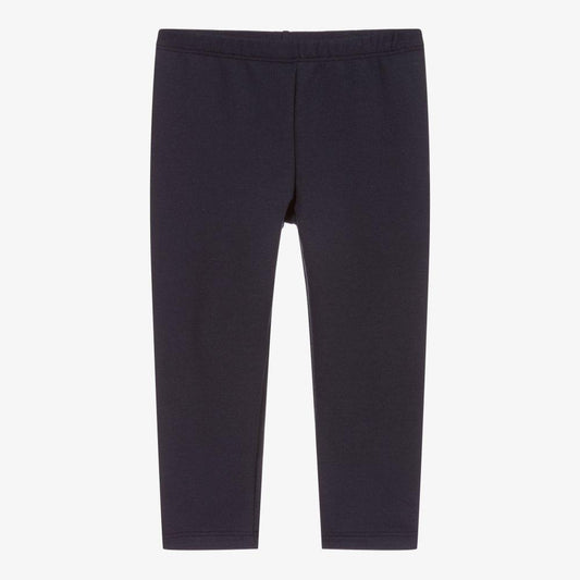 女童蓝色棉打底裤