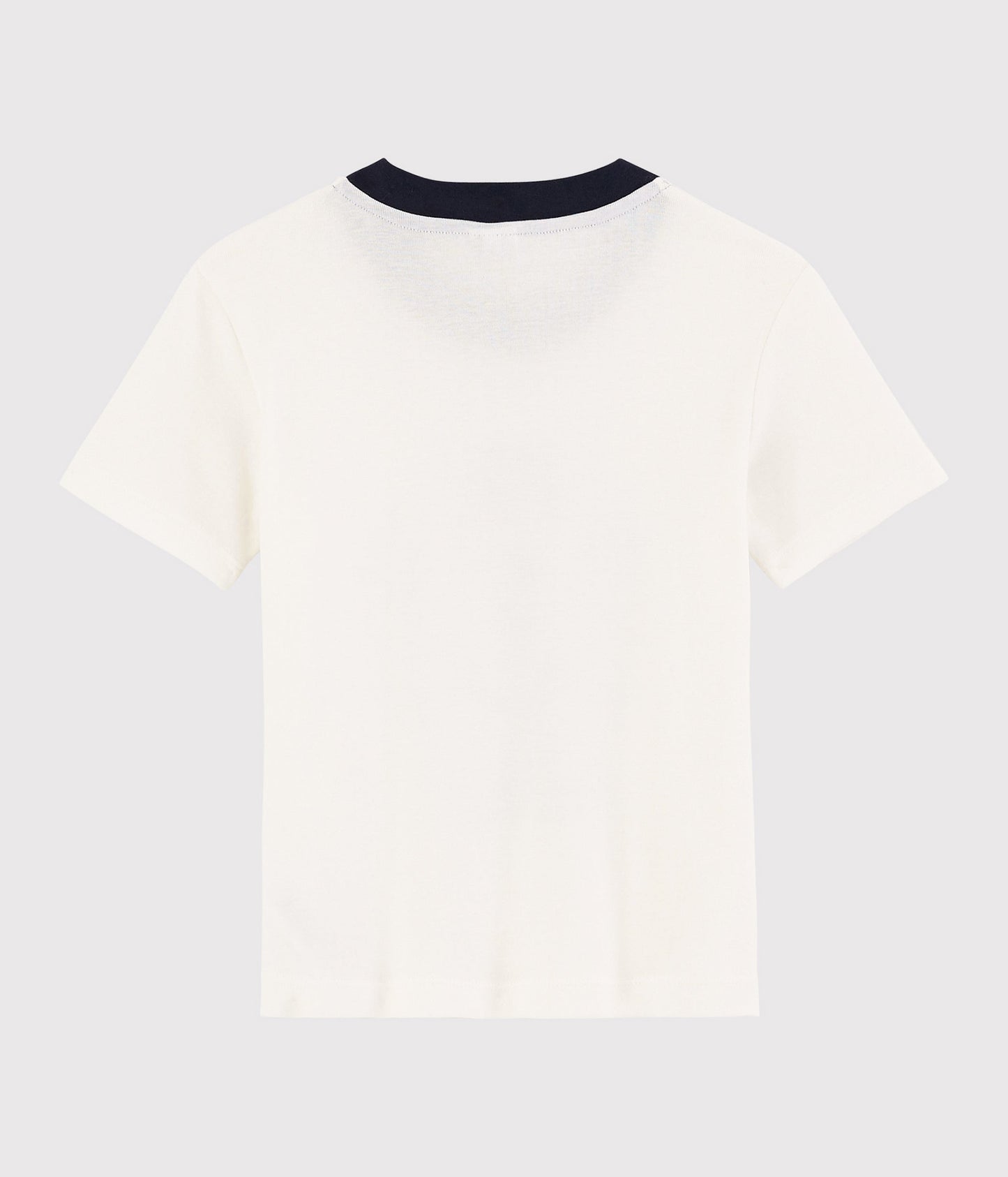 Boys White Printing Cotton T-Shirt