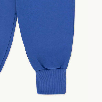 儿童蓝色棉长裤