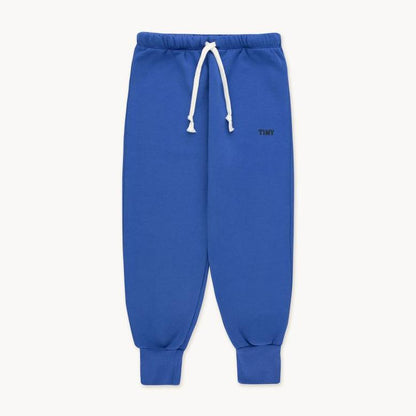 儿童蓝色棉长裤