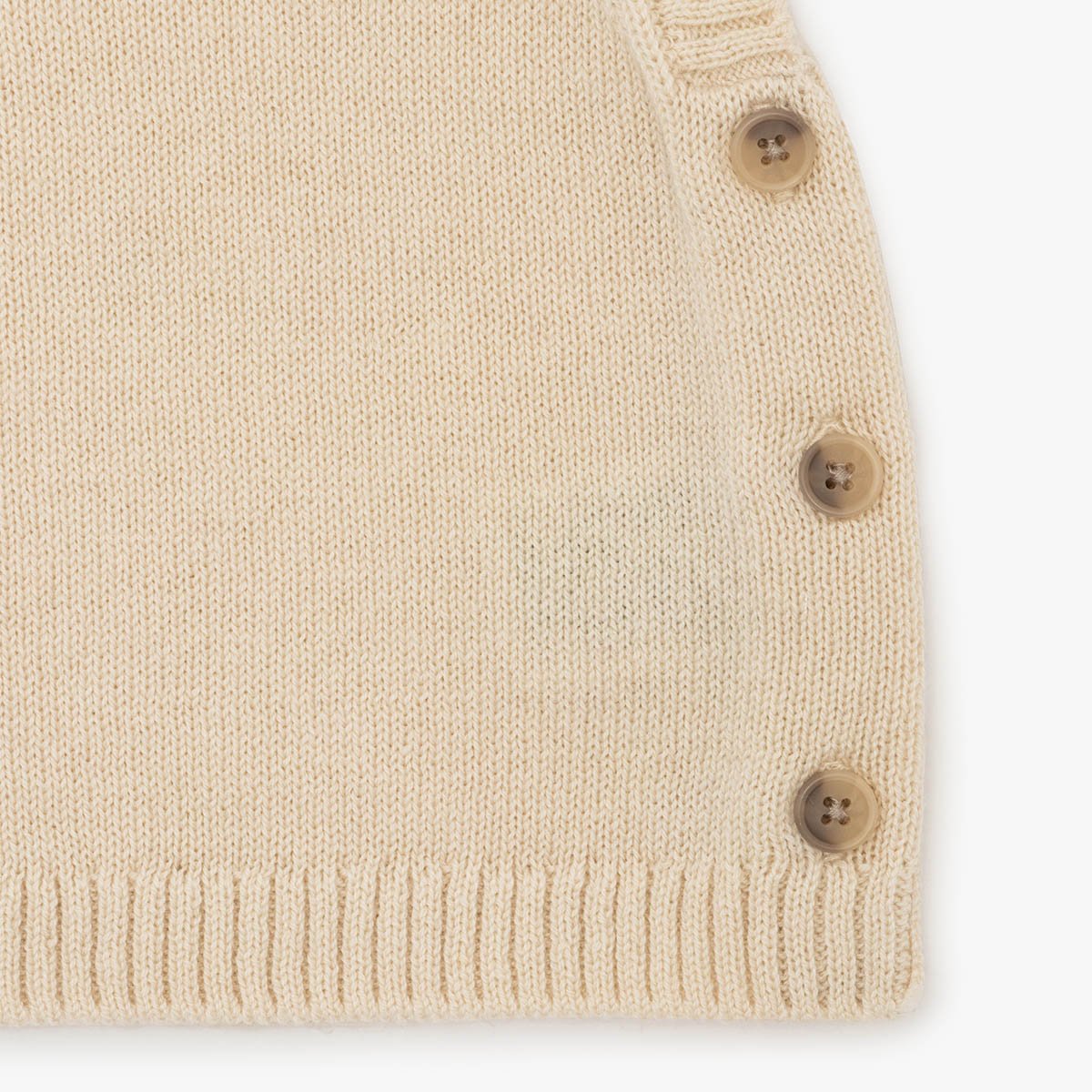 婴儿米色羊毛套装