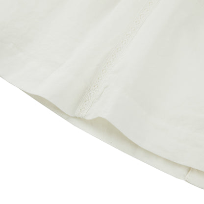 Baby Girls White Cotton Set