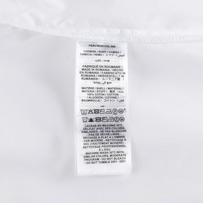 男童白色棉衬衫