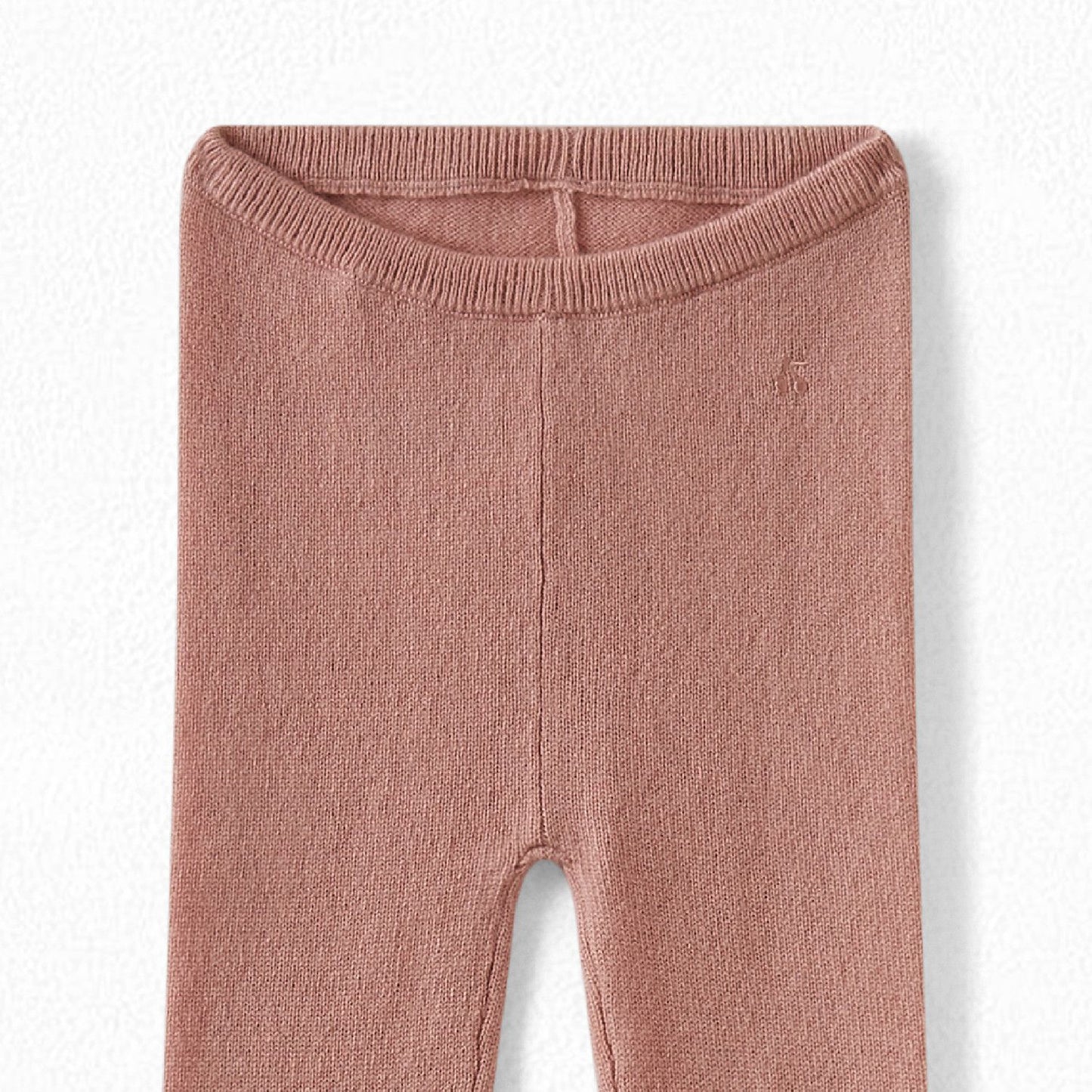 女婴粉色羊绒打底裤