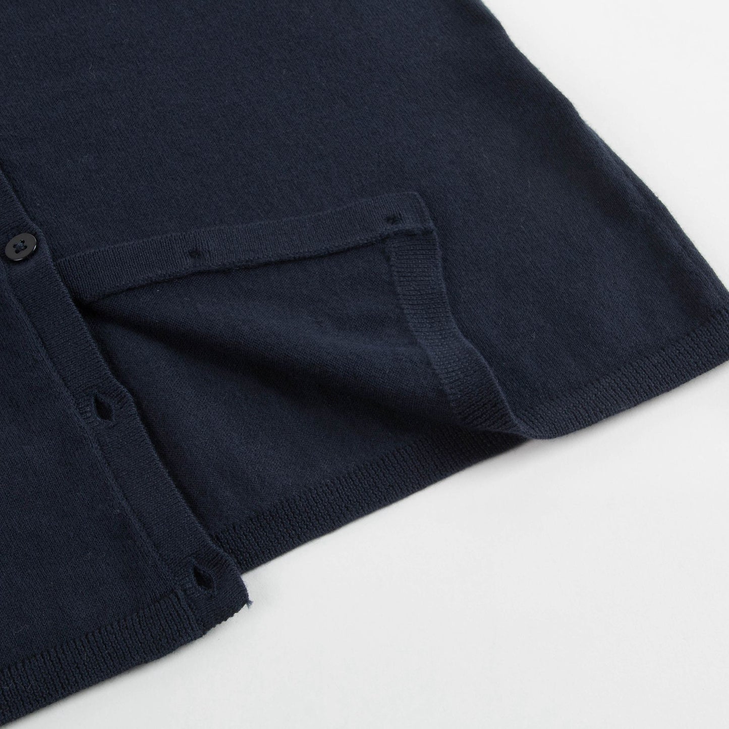 女童藏青色樱桃Logo开衫