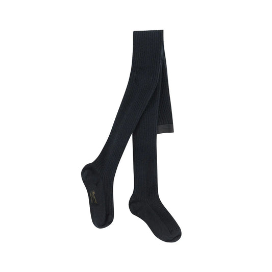 女童黑色棉连裤袜