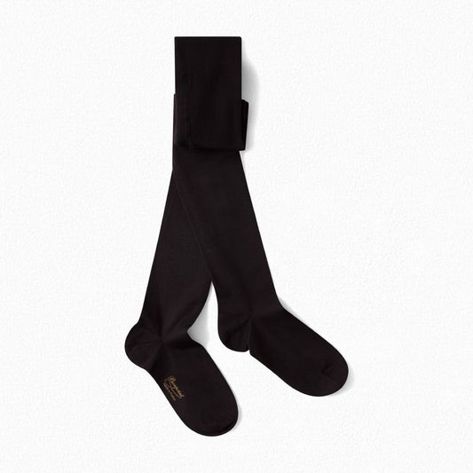 女童黑色棉连裤袜