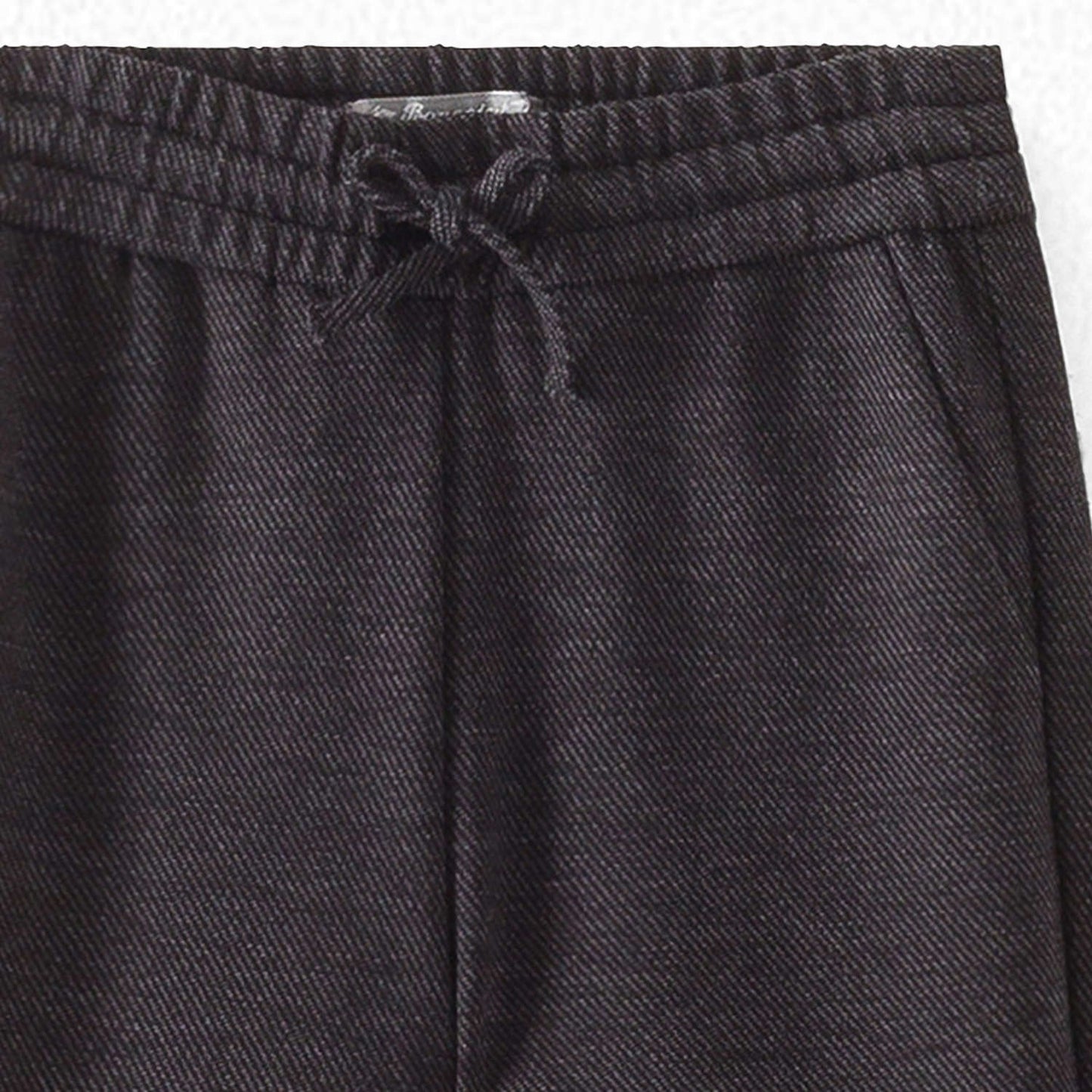 男童深灰色棉长裤